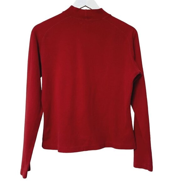 POLO JEANS RALPH LAUREN Boys Large Red Mock New Long Sleeve Turtleneck - Picture 3 of 10